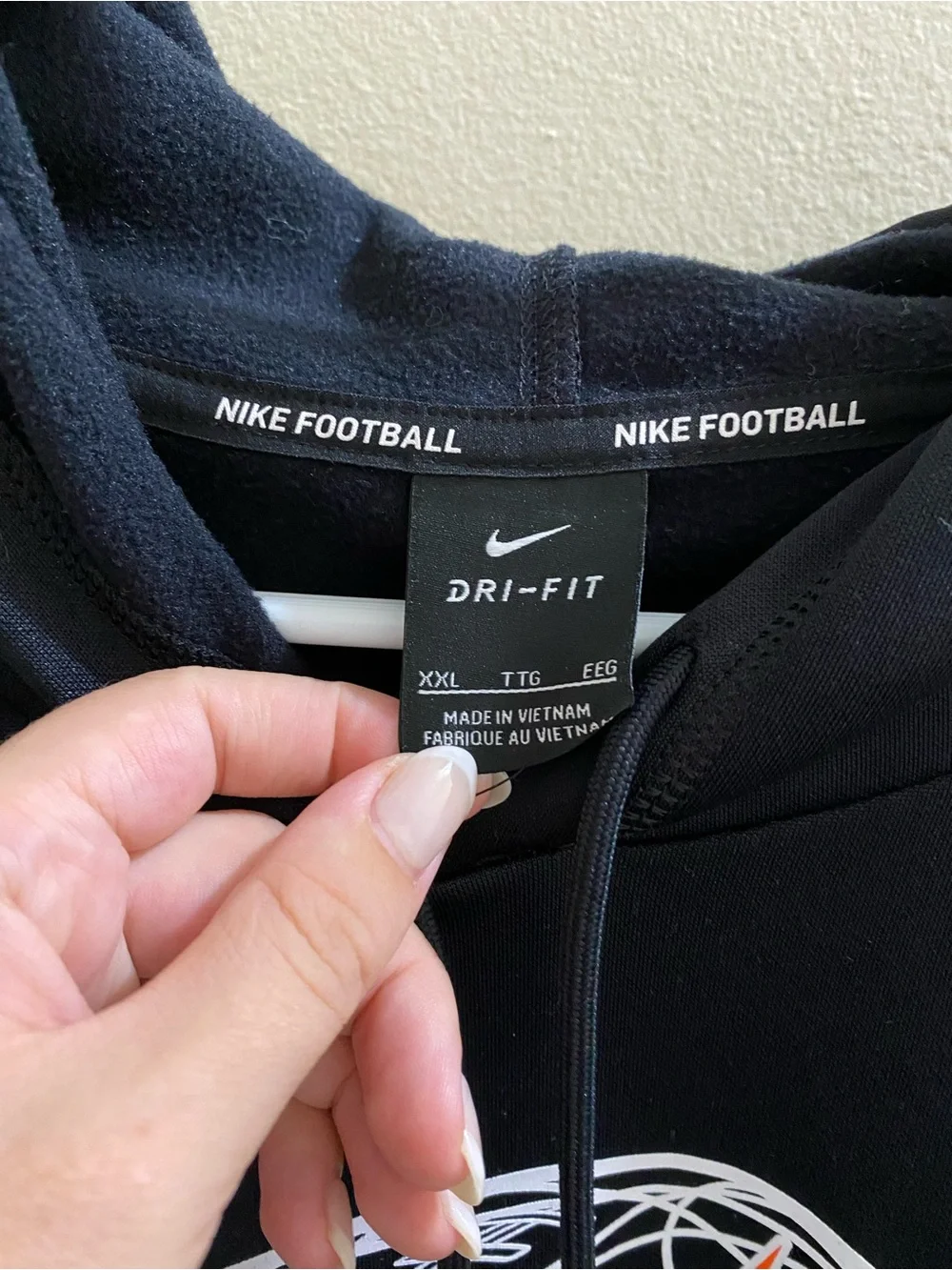 Nike Football Black Hoodie